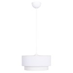 ΦΩΤΙΣΤΙΚΟ ΟΡΟΦΗΣ ΚΥΛΙΝΔΡΙΚΟ KRIKS HM4707.01 PVC ΣΕ ΛΕΥΚΟ Φ30x70Υεκ.