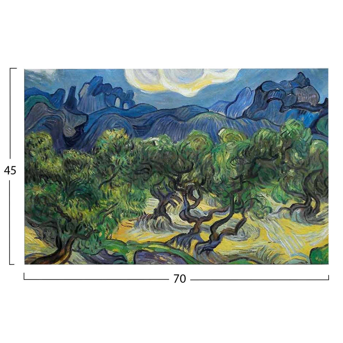 ΠΙΝΑΚΑΣ TOIXOY ΣΕΙΡΑ GOBI HM4847 ΕΚΤΥΠΩΜΕΝΟΣ ΚΑΜΒΑΣ 70x3(πάχος)x45Yεκ.