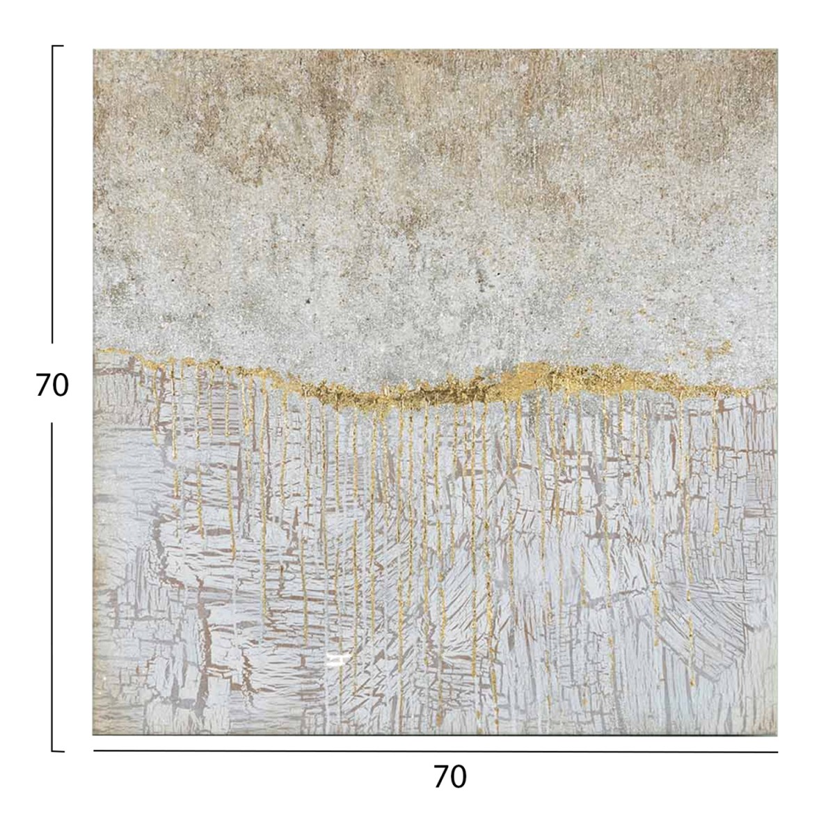 ΠΙΝΑΚΑΣ TOIXOY ΤΕΤΡΑΓΩΝΟΣ ΣΕΙΡΑ GOBI HM4855 ΕΚΤΥΠΩΜΕΝΟΣ ΚΑΜΒΑΣ 70x2,8(πάχος)x70Υεκ.