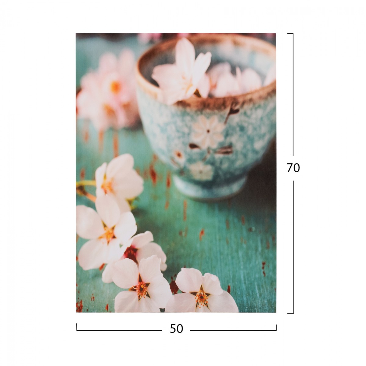 ΠΙΝΑΚΑΣ ΚΑΜΒΑΣ FLOWER CUP HM7153.05 50X70X2.5 εκ. ΠΙΝΑΚΑΣ ΚΑΜΒΑΣ FLOWER CUP HM7153.05 50X70X2.5 εκ.