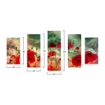 ΠΙΝΑΚΑΣ ΠΕΝΤΑΠΤΥΧΟ MDF POPPY FIELD HM7206.03 100X0,3X60 εκ. ΠΙΝΑΚΑΣ ΠΕΝΤΑΠΤΥΧΟ MDF POPPY FIELD HM7206.03 100X0,3X60 εκ.