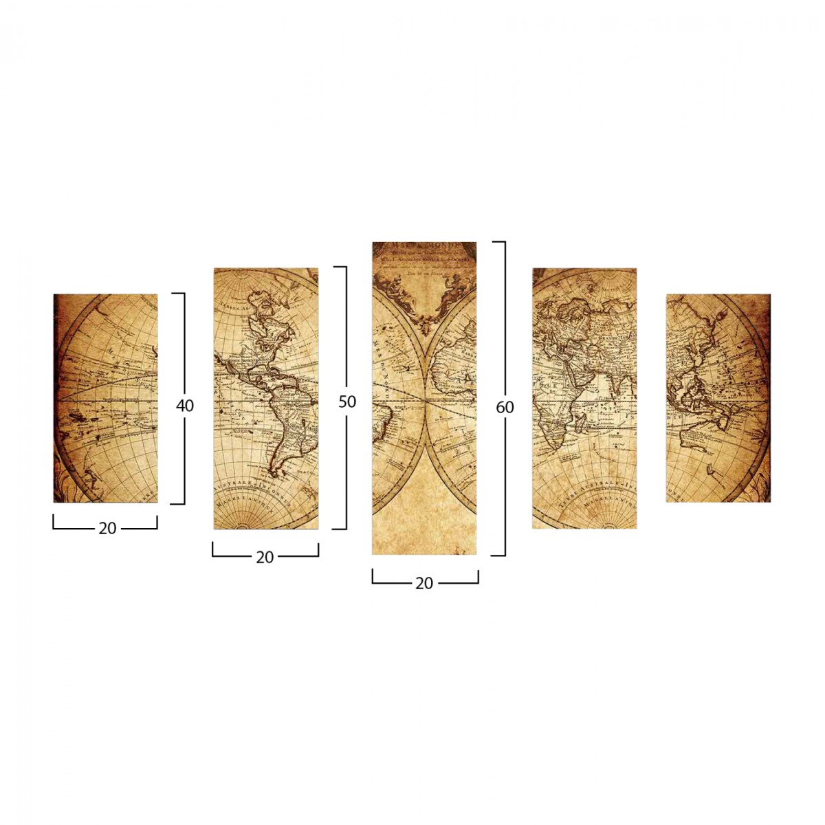 ΠΕΝΤΑΠΤΥΧΟΣ ΠΙΝΑΚΑΣ MDF VINTAGE WORLD MAP HM7206.06 100X60x0,3 εκ. ΠΕΝΤΑΠΤΥΧΟΣ ΠΙΝΑΚΑΣ MDF VINTAGE WORLD MAP HM7206.06 100X60x0,3 εκ.