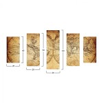 ΠΕΝΤΑΠΤΥΧΟΣ ΠΙΝΑΚΑΣ MDF VINTAGE WORLD MAP HM7206.06 100X60x0,3 εκ. ΠΕΝΤΑΠΤΥΧΟΣ ΠΙΝΑΚΑΣ MDF VINTAGE WORLD MAP HM7206.06 100X60x0,3 εκ.