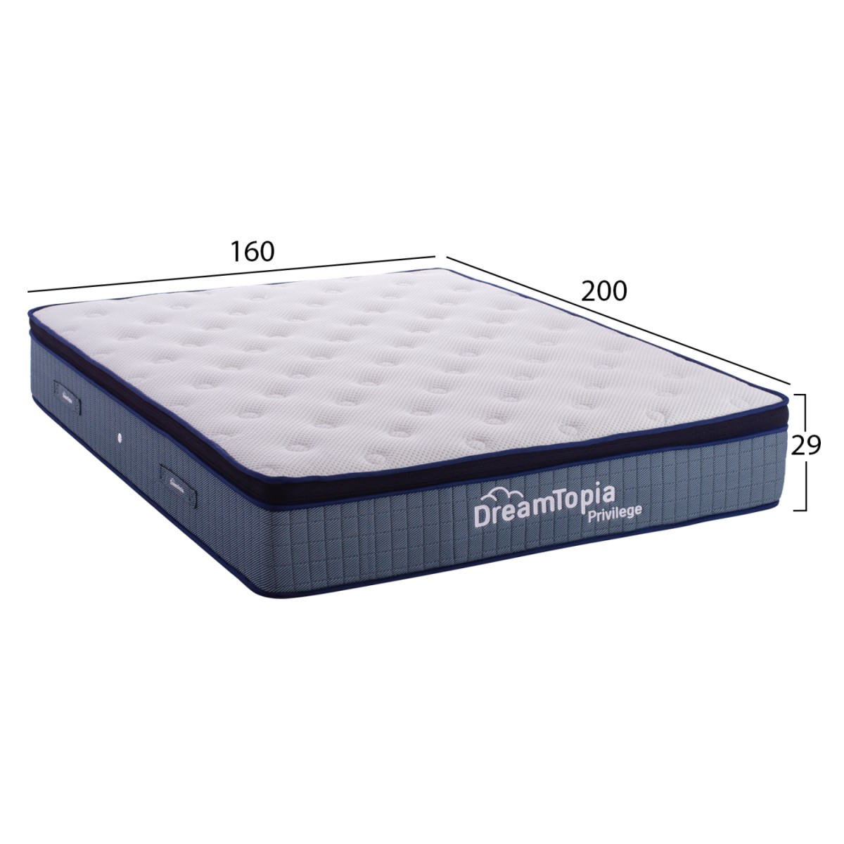 ΣΤΡΩΜΑ DREAMTOPIA, σειρά PRIVILEGE HM660.160--160X200x29Υ ΣΤΡΩΜΑ DREAMTOPIA, σειρά PRIVILEGE HM660.160--160X200x29Υ