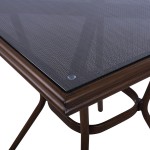 ΤΡΑΠΕΖΙ ΑΛΟΥΜΙΝΙΟΥ HARLOW 70X70X76 BAMBOO LOOK HM5568.03 ΚΑΦΕ ΜΕ ΓΥΑΛΙ ΤΡΑΠΕΖΙ ΑΛΟΥΜΙΝΙΟΥ HARLOW 70X70X76 BAMBOO LOOK HM5568.03 ΚΑΦΕ ΜΕ ΓΥΑΛΙ