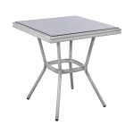 ΤΡΑΠΕΖΙ ΑΛΟΥΜΙΝΙΟΥ HARLOW 70X70X76 BAMBOO LOOK HM5568.01 ΛΕΥΚΗ ΠΑΤΙΝΑ ΜΕ ΓΥΑΛΙ ΤΡΑΠΕΖΙ ΑΛΟΥΜΙΝΙΟΥ HARLOW 70X70X76 BAMBOO LOOK HM5568.01 ΛΕΥΚΗ ΠΑΤΙΝΑ ΜΕ ΓΥΑΛΙ
