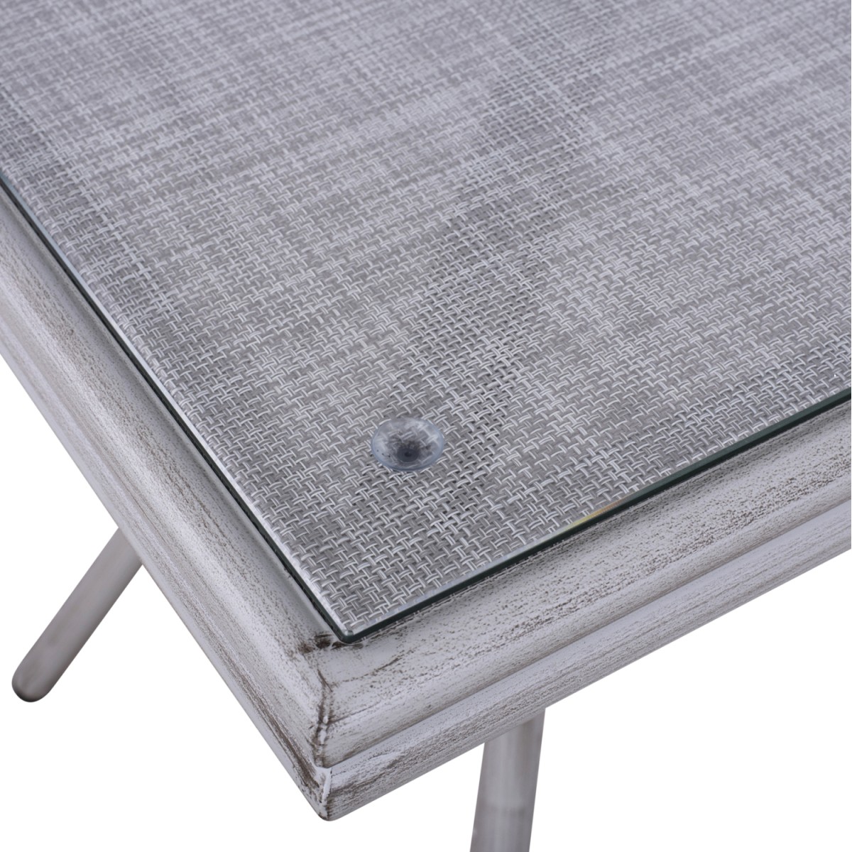 ΤΡΑΠΕΖΙ ΑΛΟΥΜΙΝΙΟΥ HARLOW 70X70X76 BAMBOO LOOK HM5568.01 ΛΕΥΚΗ ΠΑΤΙΝΑ ΜΕ ΓΥΑΛΙ ΤΡΑΠΕΖΙ ΑΛΟΥΜΙΝΙΟΥ HARLOW 70X70X76 BAMBOO LOOK HM5568.01 ΛΕΥΚΗ ΠΑΤΙΝΑ ΜΕ ΓΥΑΛΙ