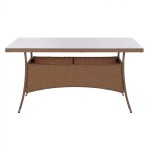 ΤΡΑΠΕΖΙ ΜΕΤΑΛΛΙΚΟ MINSK RATTAN ΜΠΕΖ ΚΑΦΕ HM5507.02 150x90x75 εκ. ΤΡΑΠΕΖΙ ΜΕΤΑΛΛΙΚΟ MINSK RATTAN ΜΠΕΖ ΚΑΦΕ HM5507.02 150x90x75 εκ.