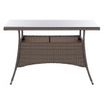 ΤΡΑΠΕΖΙ ΜΕΤΑΛΛΙΚΟ MILITARY RATTAN ΓΚΡΙ HM5141.31 120x70x75Υ εκ. ΤΡΑΠΕΖΙ ΜΕΤΑΛΛΙΚΟ MILITARY RATTAN ΓΚΡΙ HM5141.31 120x70x75Υ εκ.