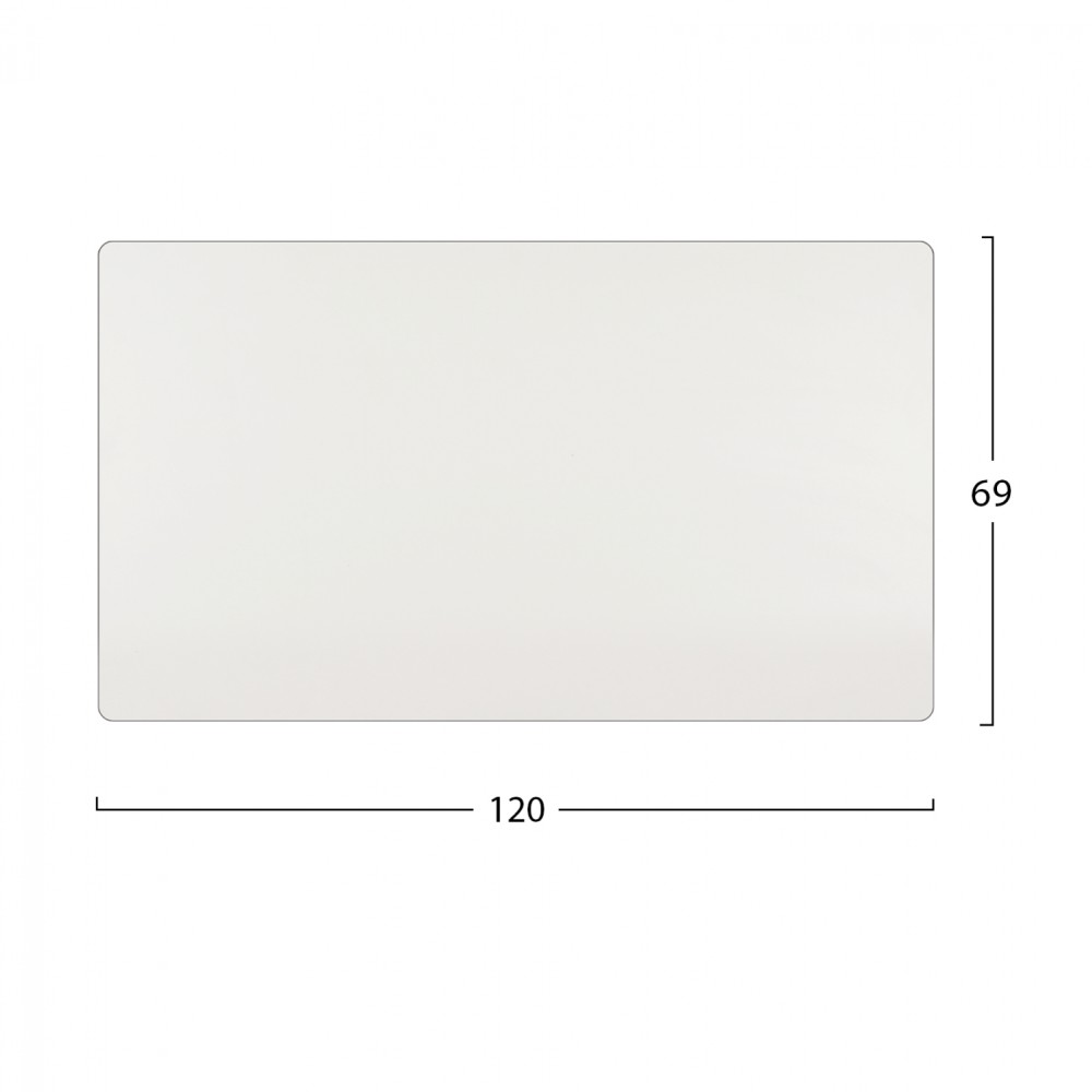 ΕΠΙΦΑΝΕΙΑ ΤΡΑΠΕΖΙΟΥ HPL HM5840.02 ΛΕΥΚΗ 120X69 εκ. ΠΑΧΟΥΣ 12mm.