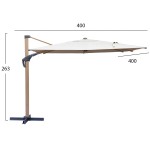 ΕΠΑΓΓΕΛΜΑΤΙΚΗ ΟΜΠΡΕΛΑ JAVANTE HM6621.02 HEAT TRANSFER ΑΛΟΥΜ.--ΜΠΕΖ ΠΑΝΙ 400x400x270Yεκ