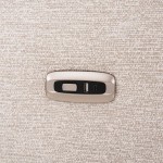 ΚΑΝΑΠΕΣ ΑΡΙΣΤΕΡΗ ΓΩΝΙΑ 5Θ ΜΕ RECLINE LUNARIS HM3316.02L ΕΚΡΟΥ ΥΦΑΣΜΑ 307x267x94Yεκ