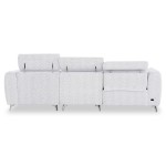 ΚΑΝΑΠΕΣ ΔΕΞΙΑ ΓΩΝΙΑ 3Θ ΜΕ RECLINE VALENTE HM3317.01R ΑΝΟΙΧΤΟ ΓΚΡΙ ΥΦΑΣΜΑ 275x160x104Yεκ