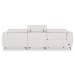 ΚΑΝΑΠΕΣ ΔΕΞΙΑ ΓΩΝΙΑ 3Θ ΜΕ RECLINE VALENTE HM3317.02R ΜΠΕΖ ΥΦΑΣΜΑ 275x160x104Yεκ