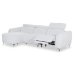 ΚΑΝΑΠΕΣ ΑΡΙΣΤΕΡΗ ΓΩΝΙΑ 3Θ ΜΕ RECLINE VALENTE HM3317.01L ΑΝΟΙΧΤΟ ΓΚΡΙ ΥΦΑΣΜΑ 275x160x104Yεκ