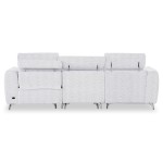 ΚΑΝΑΠΕΣ ΑΡΙΣΤΕΡΗ ΓΩΝΙΑ 3Θ ΜΕ RECLINE VALENTE HM3317.01L ΑΝΟΙΧΤΟ ΓΚΡΙ ΥΦΑΣΜΑ 275x160x104Yεκ