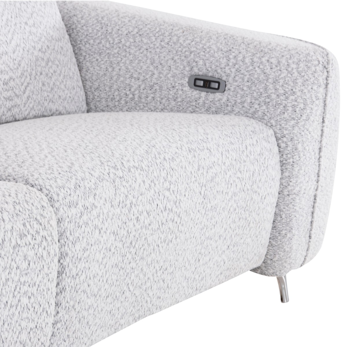 ΚΑΝΑΠΕΣ ΑΡΙΣΤΕΡΗ ΓΩΝΙΑ 3Θ ΜΕ RECLINE VALENTE HM3317.01L ΑΝΟΙΧΤΟ ΓΚΡΙ ΥΦΑΣΜΑ 275x160x104Yεκ