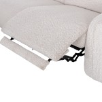 ΚΑΝΑΠΕΣ ΑΡΙΣΤΕΡΗ ΓΩΝΙΑ 3Θ ΜΕ RECLINE VALENTE HM3317.02L ΜΠΕΖ ΥΦΑΣΜΑ 275x160x104Yεκ