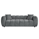 ΚΑΝΑΠΕΣ 3-ΘΕΣΙΟΣ LYKKE HM3323.01 ΓΚΡΙ ΥΦΑΣΜΑ 229x89x70Υεκ