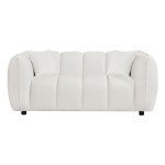 ΚΑΝΑΠΕΣ 2-ΘΕΣΙΟΣ LYKKE HM3324.02 ΕΚΡΟΥ ΥΦΑΣΜΑ 172x89x70Υεκ.