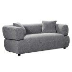 ΚΑΝΑΠΕΣ 2-ΘΕΣΙΟΣ ARCTIS HM3328.01 ΓΚΡΙ ΥΦΑΣΜΑ 169x88x88Υεκ.