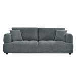 ΚΑΝΑΠΕΣ 3-ΘΕΣΙΟΣ STRUCTO HM3329.01 ΓΚΡΙ ΥΦΑΣΜΑ 227x94x88Υεκ.