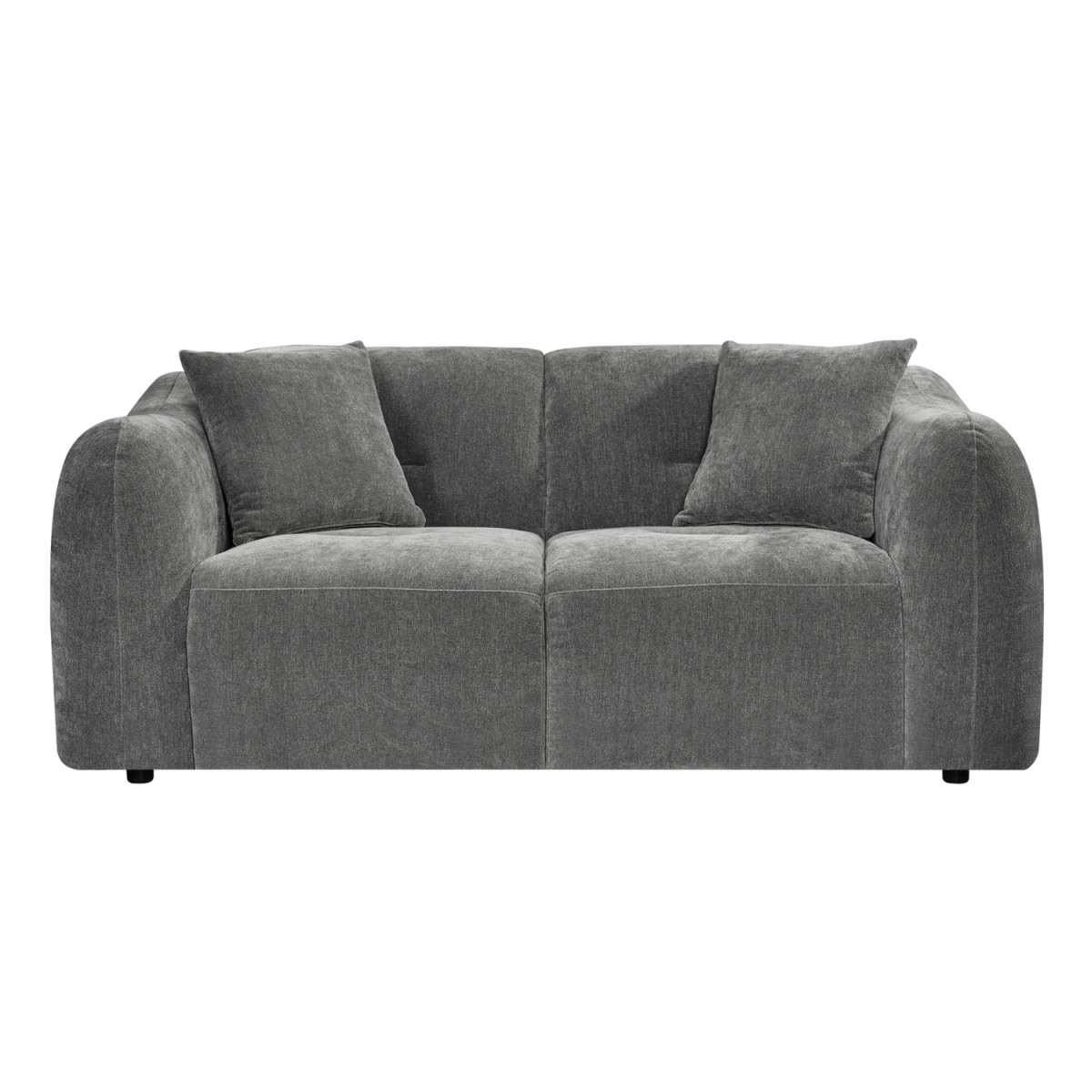 ΚΑΝΑΠΕΣ 2-ΘΕΣΙΟΣ JUNOA HM3334.01 ΓΚΡΙ ΥΦΑΣΜΑ 172x89x74Υεκ