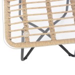 ΤΡΑΠΕΖΙ ΜΕΤΑΛΛΙΚΟ GERRY HM5717 ΜΕ WICKER ΜΠΕΖ 50x50x48,5 εκ. ΤΡΑΠΕΖΙ ΜΕΤΑΛΛΙΚΟ GERRY HM5717 ΜΕ WICKER ΜΠΕΖ 50x50x48,5 εκ.