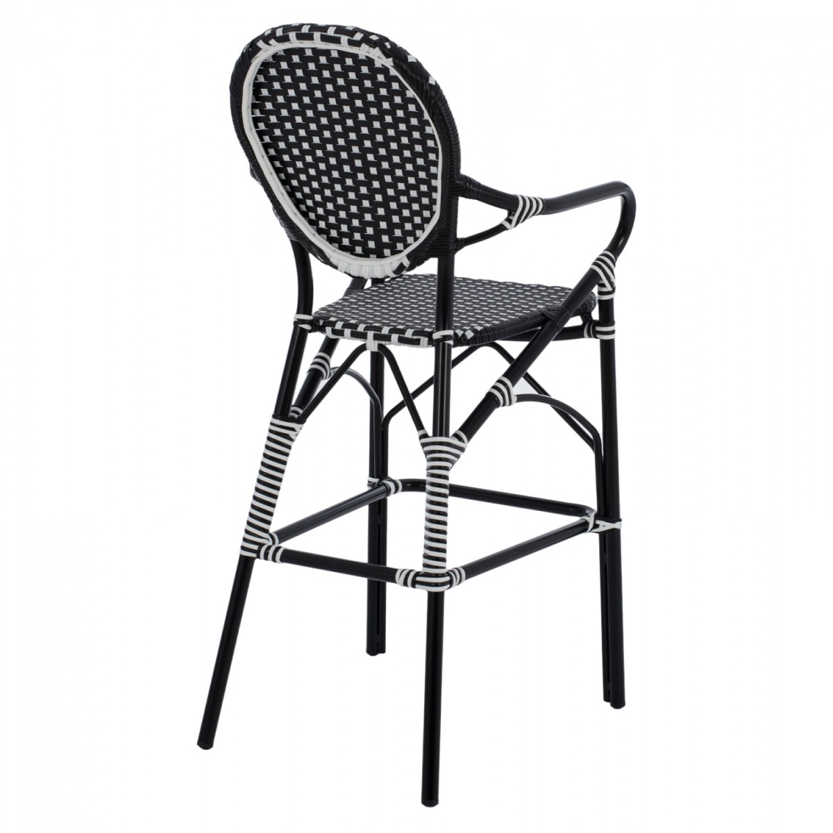 ΣΚΑΜΠΟ ΑΛΟΥΜΙΝΙΟΥ BAMBOO LOOK ΜΕ WICKER ΜΑΥΡΟ ΛΕΥΚΟ HM5794.02 56x60x126 εκ. ΣΚΑΜΠΟ ΑΛΟΥΜΙΝΙΟΥ BAMBOO LOOK ΜΕ WICKER ΜΑΥΡΟ ΛΕΥΚΟ HM5794.02 56x60x126 εκ.