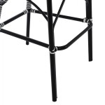 ΣΚΑΜΠΟ ΑΛΟΥΜΙΝΙΟΥ BAMBOO LOOK ΜΕ WICKER ΜΑΥΡΟ ΛΕΥΚΟ HM5794.02 56x60x126 εκ. ΣΚΑΜΠΟ ΑΛΟΥΜΙΝΙΟΥ BAMBOO LOOK ΜΕ WICKER ΜΑΥΡΟ ΛΕΥΚΟ HM5794.02 56x60x126 εκ.