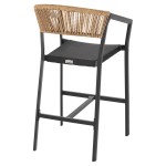 ΣΚΑΜΠΟ ΑΛΟΥΜΙΝΙΟΥ HM5892.15 ΜΕΣΑΙΟΥ ΥΨΟΥΣ RATTAN & TEXTLINE ΜΑΥΡΟ ΜΠΕΖ 55x56,5x99Υ ΣΚΑΜΠΟ ΑΛΟΥΜΙΝΙΟΥ HM5892.15 ΜΕΣΑΙΟΥ ΥΨΟΥΣ RATTAN & TEXTLINE ΜΑΥΡΟ ΜΠΕΖ 55x56,5x99Υ
