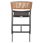 ΣΚΑΜΠΟ ΑΛΟΥΜΙΝΙΟΥ HM5892.15 ΜΕΣΑΙΟΥ ΥΨΟΥΣ RATTAN & TEXTLINE ΜΑΥΡΟ ΜΠΕΖ 55x56,5x99Υ ΣΚΑΜΠΟ ΑΛΟΥΜΙΝΙΟΥ HM5892.15 ΜΕΣΑΙΟΥ ΥΨΟΥΣ RATTAN & TEXTLINE ΜΑΥΡΟ ΜΠΕΖ 55x56,5x99Υ