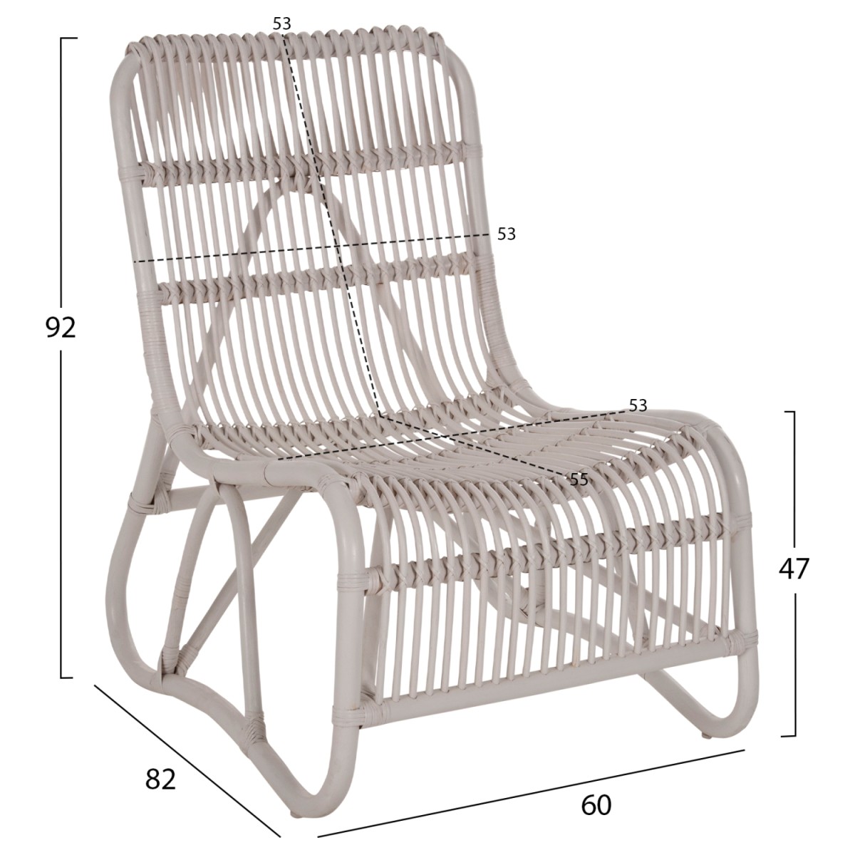 ΠΟΛΥΘΡΟΝΑ BRONNY ΕΞΩΤ.ΧΩΡΟΥ HM9644.02 RATTAN ΣΕ ΛΕΥΚΟ ΧΡΩΜΑ 60x82x92Υεκ. ΠΟΛΥΘΡΟΝΑ BRONNY ΕΞΩΤ.ΧΩΡΟΥ HM9644.02 RATTAN ΣΕ ΛΕΥΚΟ ΧΡΩΜΑ 60x82x92Υεκ.