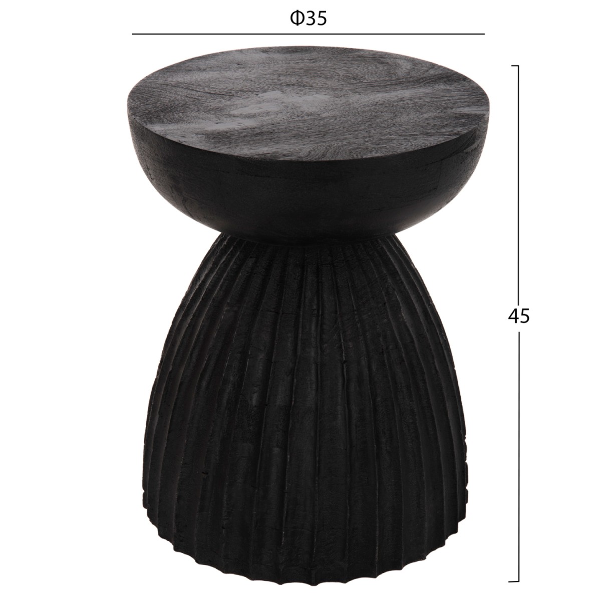 ΣΚΑΜΠΟ ΣΤΡΟΓΓΥΛΟ SCALLOP HM9702 ΜΑΣΙΦ MANGO ΣΕ ΣΕ ΜΑΥΡΟ ΧΡΩΜΑ Φ35x45Υεκ. ΣΚΑΜΠΟ ΣΤΡΟΓΓΥΛΟ SCALLOP HM9702 ΜΑΣΙΦ MANGO ΣΕ ΣΕ ΜΑΥΡΟ ΧΡΩΜΑ Φ35x45Υεκ.
