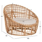 ΠΟΛΥΘΡΟΝΑ ENTO HM9814 RATTAN ΣΕ ΦΥΣΙΚΟ-ΛΕΥΚΟ ΜΑΞΙΛΑΡΙ 103x92x81Yεκ. ΠΟΛΥΘΡΟΝΑ ENTO HM9814 RATTAN ΣΕ ΦΥΣΙΚΟ-ΛΕΥΚΟ ΜΑΞΙΛΑΡΙ 103x92x81Yεκ.