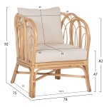 ΠΟΛΥΘΡΟΝΑ ESTOR HM9817 RATTAN ΣΕ ΦΥΣΙΚΟ-ΛΕΥΚΟ ΜΑΞΙΛΑΡΙ 78x75x92Υ εκ. ΠΟΛΥΘΡΟΝΑ ESTOR HM9817 RATTAN ΣΕ ΦΥΣΙΚΟ-ΛΕΥΚΟ ΜΑΞΙΛΑΡΙ 78x75x92Υ εκ.