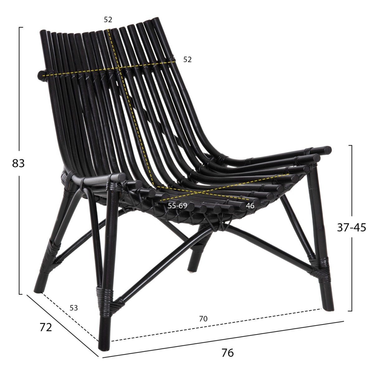 ΚΑΡΕΚΛΑ ΕΞΩΤ.ΧΩΡΟΥ CELLION HM9812.02 ΡΑΒΔΟΙ RATTAN ΣΕ ΜΑΥΡΟ ΧΡΩΜΑ 76x72x83Υεκ. ΚΑΡΕΚΛΑ ΕΞΩΤ.ΧΩΡΟΥ CELLION HM9812.02 ΡΑΒΔΟΙ RATTAN ΣΕ ΜΑΥΡΟ ΧΡΩΜΑ 76x72x83Υεκ.