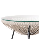 ΤΡΑΠΕΖΙ ΒΟΗΘΗΤΙΚΟ ALLEGRA HM5874.03 ΜΕΤΑΛΛΟ ΜΑΥΡΟ-ΣΥΝΘ. RATTAN ΜΠΕΖ Φ47x45Yεκ. ΤΡΑΠΕΖΙ ΒΟΗΘΗΤΙΚΟ ALLEGRA HM5874.03 ΜΕΤΑΛΛΟ ΜΑΥΡΟ-ΣΥΝΘ. RATTAN ΜΠΕΖ Φ47x45Yεκ.