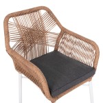 ΠΟΛΥΘΡΟΝΑ TOPIN HM6048.01 ΑΛΟΥΜΙΝΙΟ ΛΕΥΚΟ-P.E. RATTAN ΑΝΟΙΧΤΟ ΚΑΦΕ-ΜΑΞΙΛΑΡΙ ΓΚΡΙ 58x60x83Υ εκ ΠΟΛΥΘΡΟΝΑ TOPIN HM6048.01 ΑΛΟΥΜΙΝΙΟ ΛΕΥΚΟ-P.E. RATTAN ΑΝΟΙΧΤΟ ΚΑΦΕ-ΜΑΞΙΛΑΡΙ ΓΚΡΙ 58x60x83Υ εκ
