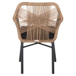 ΠΟΛΥΘΡΟΝΑ TOPIN HM6048.02 ΑΛΟΥΜΙΝΙΟ ΜΑΥΡΟ-P.E. RATTAN ΜΠΕΖ-ΜΑΞΙΛΑΡΙ ΜΑΥΡΟ 57x65x84Υ εκ ΠΟΛΥΘΡΟΝΑ TOPIN HM6048.02 ΑΛΟΥΜΙΝΙΟ ΜΑΥΡΟ-P.E. RATTAN ΜΠΕΖ-ΜΑΞΙΛΑΡΙ ΜΑΥΡΟ 57x65x84Υ εκ