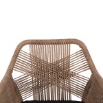 ΠΟΛΥΘΡΟΝΑ TOPIN HM6048.02 ΑΛΟΥΜΙΝΙΟ ΜΑΥΡΟ-P.E. RATTAN ΜΠΕΖ-ΜΑΞΙΛΑΡΙ ΜΑΥΡΟ 57x65x84Υ εκ ΠΟΛΥΘΡΟΝΑ TOPIN HM6048.02 ΑΛΟΥΜΙΝΙΟ ΜΑΥΡΟ-P.E. RATTAN ΜΠΕΖ-ΜΑΞΙΛΑΡΙ ΜΑΥΡΟ 57x65x84Υ εκ