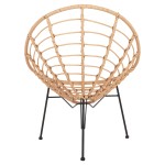 ΠΟΛΥΘΡΟΝΑ ΤΥΠΟΥ ΦΩΛΙΑ ΜΕΤΑΛΛΙΚΗ ALLEGRA HM5458.11 ΜΕ WICKER ΜΠΕΖ 73x78x88Υεκ. ΠΟΛΥΘΡΟΝΑ ΤΥΠΟΥ ΦΩΛΙΑ ΜΕΤΑΛΛΙΚΗ ALLEGRA HM5458.11 ΜΕ WICKER ΜΠΕΖ 73x78x88Υεκ.