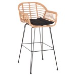 ΣΚΑΜΠΟ ΜΠΑΡ ΨΗΛΟ ALLEGRA HM5640.11 ΜΠΕΖ P.E. RATTAN-ΜΑΥΡΟ ΜΕΤΑΛΛΟ 54x55x108Υεκ. ΣΚΑΜΠΟ ΜΠΑΡ ΨΗΛΟ ALLEGRA HM5640.11 ΜΠΕΖ P.E. RATTAN-ΜΑΥΡΟ ΜΕΤΑΛΛΟ 54x55x108Υεκ.