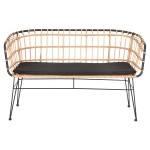 ΠΑΓΚΑΚΙ ΔΙΘΕΣΙΟ ALLEGRA HM5692.11 P.E.RATTAN ΜΠΕΖ-ΜΑΥΡΟΣ ΜΕΤΑΛ.ΣΚΕΛΕΤΟΣ 125x60x77Υεκ ΠΑΓΚΑΚΙ ΔΙΘΕΣΙΟ ALLEGRA HM5692.11 P.E.RATTAN ΜΠΕΖ-ΜΑΥΡΟΣ ΜΕΤΑΛ.ΣΚΕΛΕΤΟΣ 125x60x77Υεκ