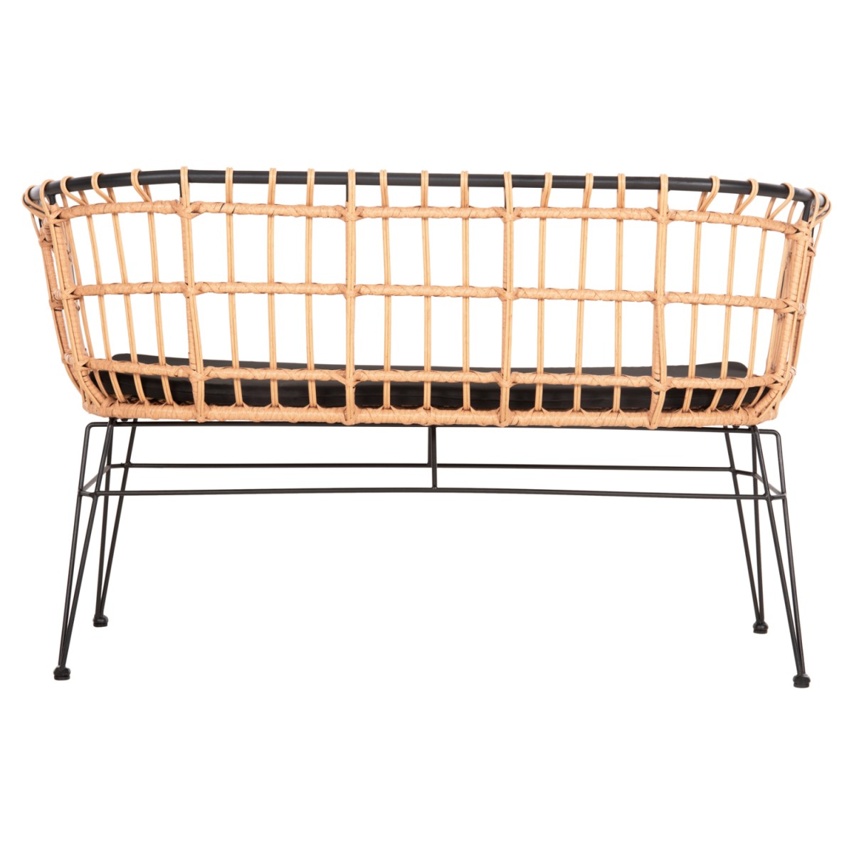 ΠΑΓΚΑΚΙ ΔΙΘΕΣΙΟ ALLEGRA HM5692.11 P.E.RATTAN ΜΠΕΖ-ΜΑΥΡΟΣ ΜΕΤΑΛ.ΣΚΕΛΕΤΟΣ 125x60x77Υεκ ΠΑΓΚΑΚΙ ΔΙΘΕΣΙΟ ALLEGRA HM5692.11 P.E.RATTAN ΜΠΕΖ-ΜΑΥΡΟΣ ΜΕΤΑΛ.ΣΚΕΛΕΤΟΣ 125x60x77Υεκ