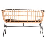 ΠΑΓΚΑΚΙ ΔΙΘΕΣΙΟ ALLEGRA HM5692.11 P.E.RATTAN ΜΠΕΖ-ΜΑΥΡΟΣ ΜΕΤΑΛ.ΣΚΕΛΕΤΟΣ 125x60x77Υεκ ΠΑΓΚΑΚΙ ΔΙΘΕΣΙΟ ALLEGRA HM5692.11 P.E.RATTAN ΜΠΕΖ-ΜΑΥΡΟΣ ΜΕΤΑΛ.ΣΚΕΛΕΤΟΣ 125x60x77Υεκ