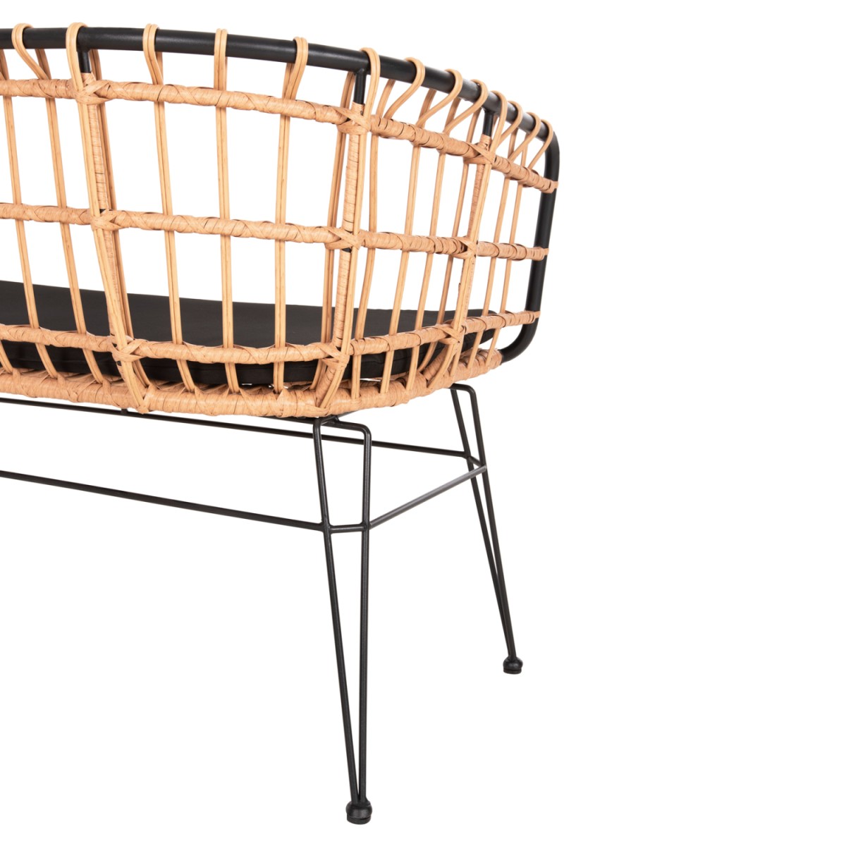 ΠΑΓΚΑΚΙ ΔΙΘΕΣΙΟ ALLEGRA HM5692.11 P.E.RATTAN ΜΠΕΖ-ΜΑΥΡΟΣ ΜΕΤΑΛ.ΣΚΕΛΕΤΟΣ 125x60x77Υεκ ΠΑΓΚΑΚΙ ΔΙΘΕΣΙΟ ALLEGRA HM5692.11 P.E.RATTAN ΜΠΕΖ-ΜΑΥΡΟΣ ΜΕΤΑΛ.ΣΚΕΛΕΤΟΣ 125x60x77Υεκ
