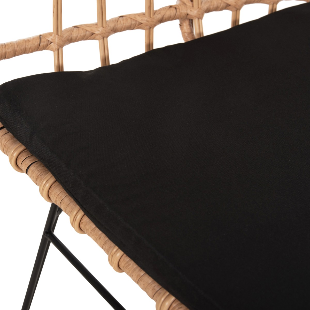 ΠΑΓΚΑΚΙ ΔΙΘΕΣΙΟ ALLEGRA HM5692.11 P.E.RATTAN ΜΠΕΖ-ΜΑΥΡΟΣ ΜΕΤΑΛ.ΣΚΕΛΕΤΟΣ 125x60x77Υεκ ΠΑΓΚΑΚΙ ΔΙΘΕΣΙΟ ALLEGRA HM5692.11 P.E.RATTAN ΜΠΕΖ-ΜΑΥΡΟΣ ΜΕΤΑΛ.ΣΚΕΛΕΤΟΣ 125x60x77Υεκ