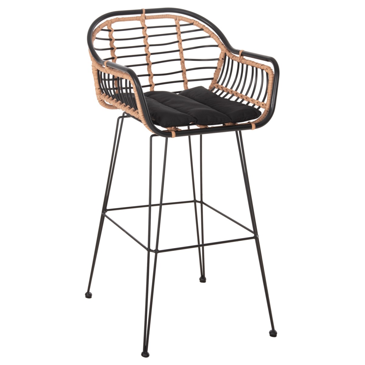 ΣΚΑΜΠΟ ΜΠΑΡ ALLEGRA HM5690.11 ΜΕΤΑΛΛΟ&ΜΑΞΙΛΑΡΙ ΜΑΥΡΟ-WICKER ΜΠΕΖ 55x54x108Υεκ. ΣΚΑΜΠΟ ΜΠΑΡ ALLEGRA HM5690.11 ΜΕΤΑΛΛΟ&ΜΑΞΙΛΑΡΙ ΜΑΥΡΟ-WICKER ΜΠΕΖ 55x54x108Υεκ.
