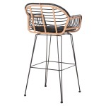 ΣΚΑΜΠΟ ΜΠΑΡ ALLEGRA HM5690.11 ΜΕΤΑΛΛΟ&ΜΑΞΙΛΑΡΙ ΜΑΥΡΟ-WICKER ΜΠΕΖ 55x54x108Υεκ. ΣΚΑΜΠΟ ΜΠΑΡ ALLEGRA HM5690.11 ΜΕΤΑΛΛΟ&ΜΑΞΙΛΑΡΙ ΜΑΥΡΟ-WICKER ΜΠΕΖ 55x54x108Υεκ.